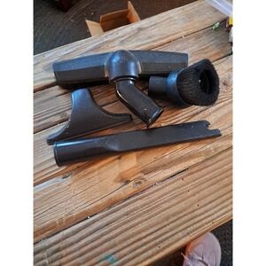 4 Universal (?)Vacuum Cleaner Hose Tool Attachments New Floor Crevice Black